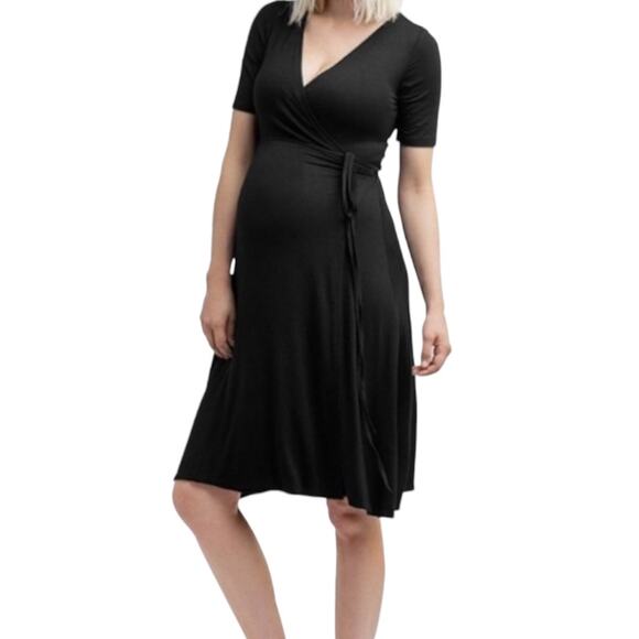 NOM Dresses & Skirts - Nom Maternity Maya During & After Wrap Dress Size Small